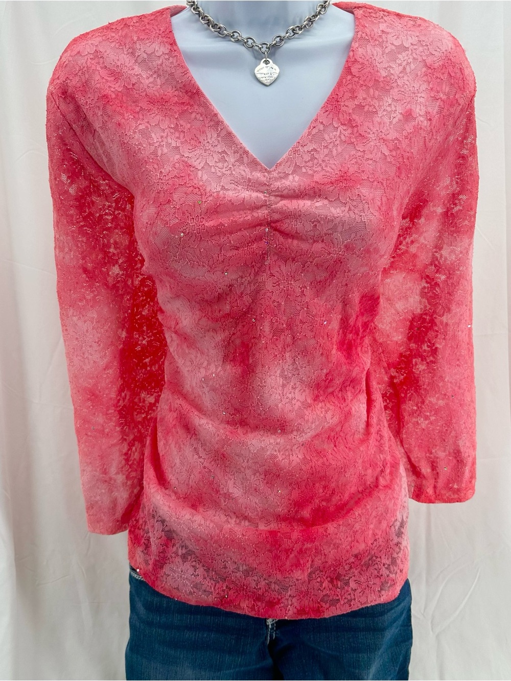 Fairy Pink Y2K Rhinestone Top
